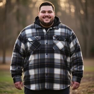 Matix Modelo Hooded Plaid Flannel Jacket Men’s 5XL Snap Front Super Soft